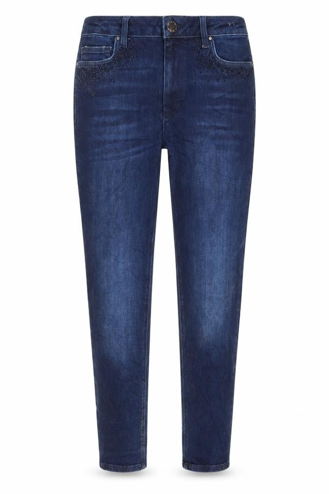 Marks and Spencer Women's Slim Blue Studded Jeans 10