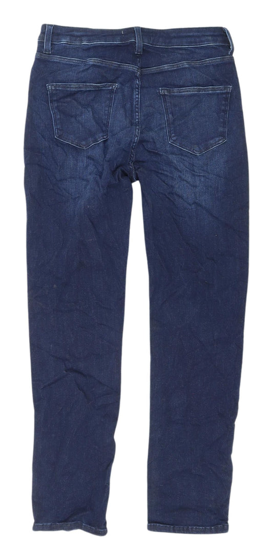 Marks and Spencer Women's Slim Blue Studded Jeans 10