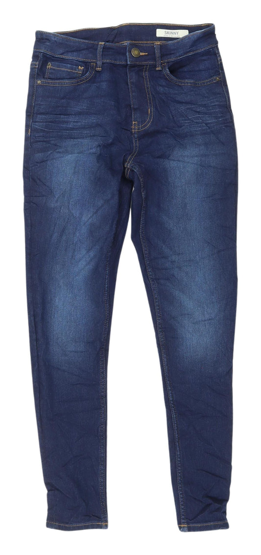Marks and Spencer Women's Blue Skinny Jeans Size 8