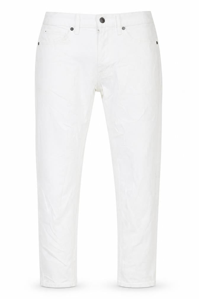 Marks and Spencer Men's White Skinny Jeans, Size 10, Stretch