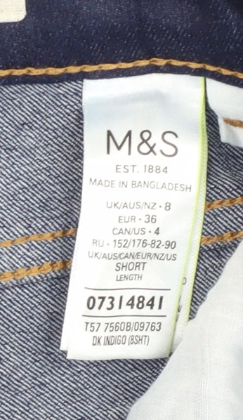 Marks and Spencer Women's Blue Skinny Jeans Size 8