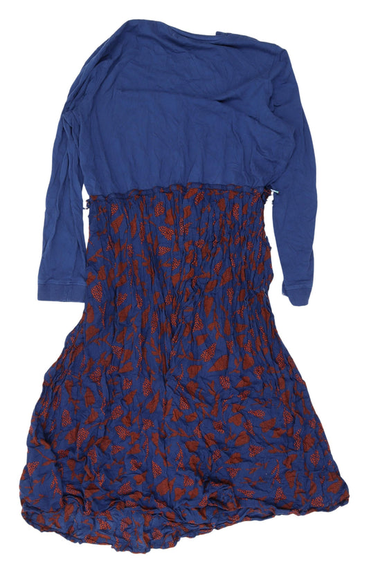White Stuff Women’s Blue Floral Shift Dress Size 20