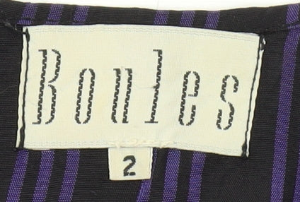 Boules Women's Multicoloured Striped Tank Size 2