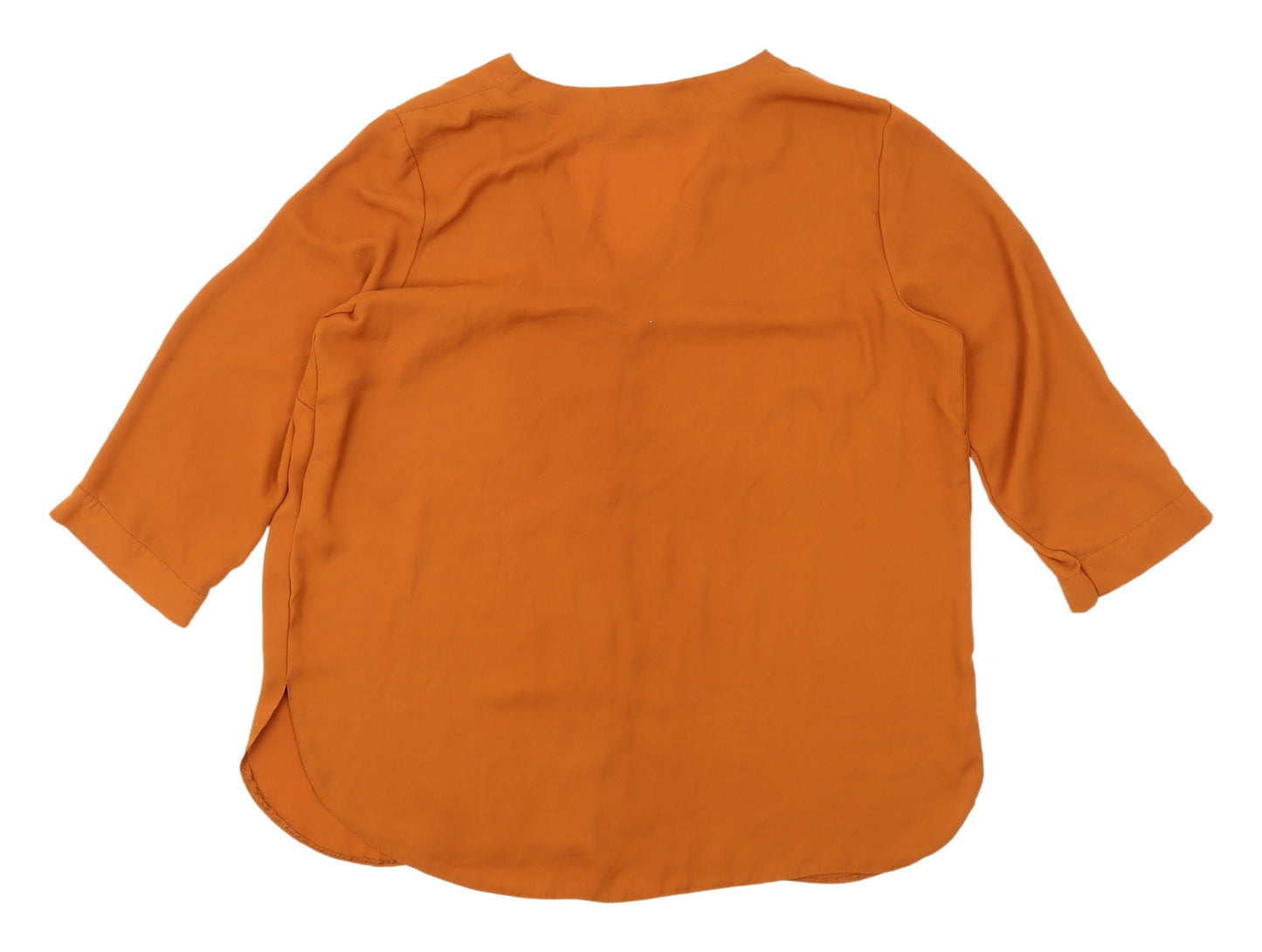ASOS Orange Button-Up Women's Top, Size 18, Casual