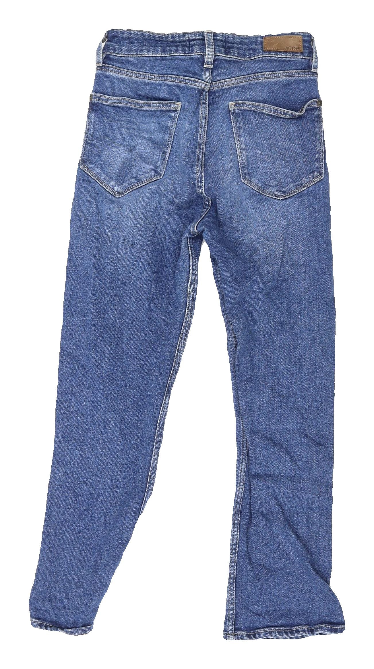Fat Face Women's Blue Bootcut Denim Jeans Size 6
