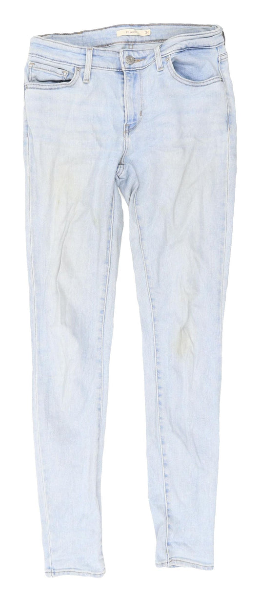 Levi Strauss Women Blue Skinny Jeans Size 8