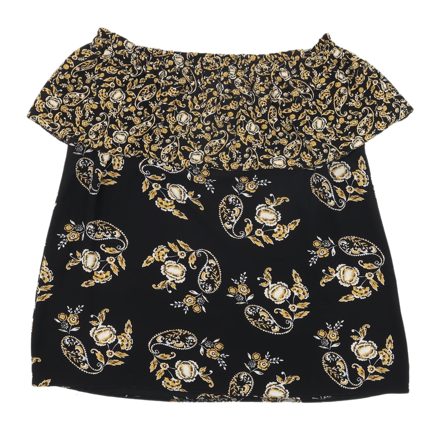 Dorothy Perkins Women's Black Off-Shoulder Blouse Size 12