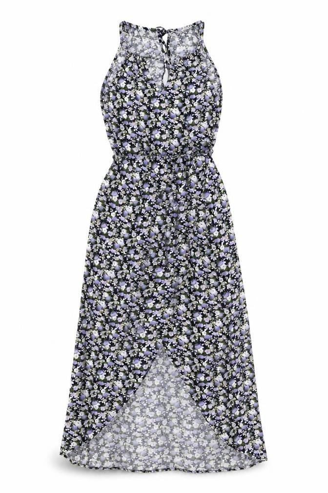 Oasis Women's Floral Midi Wrap Dress - Size 8