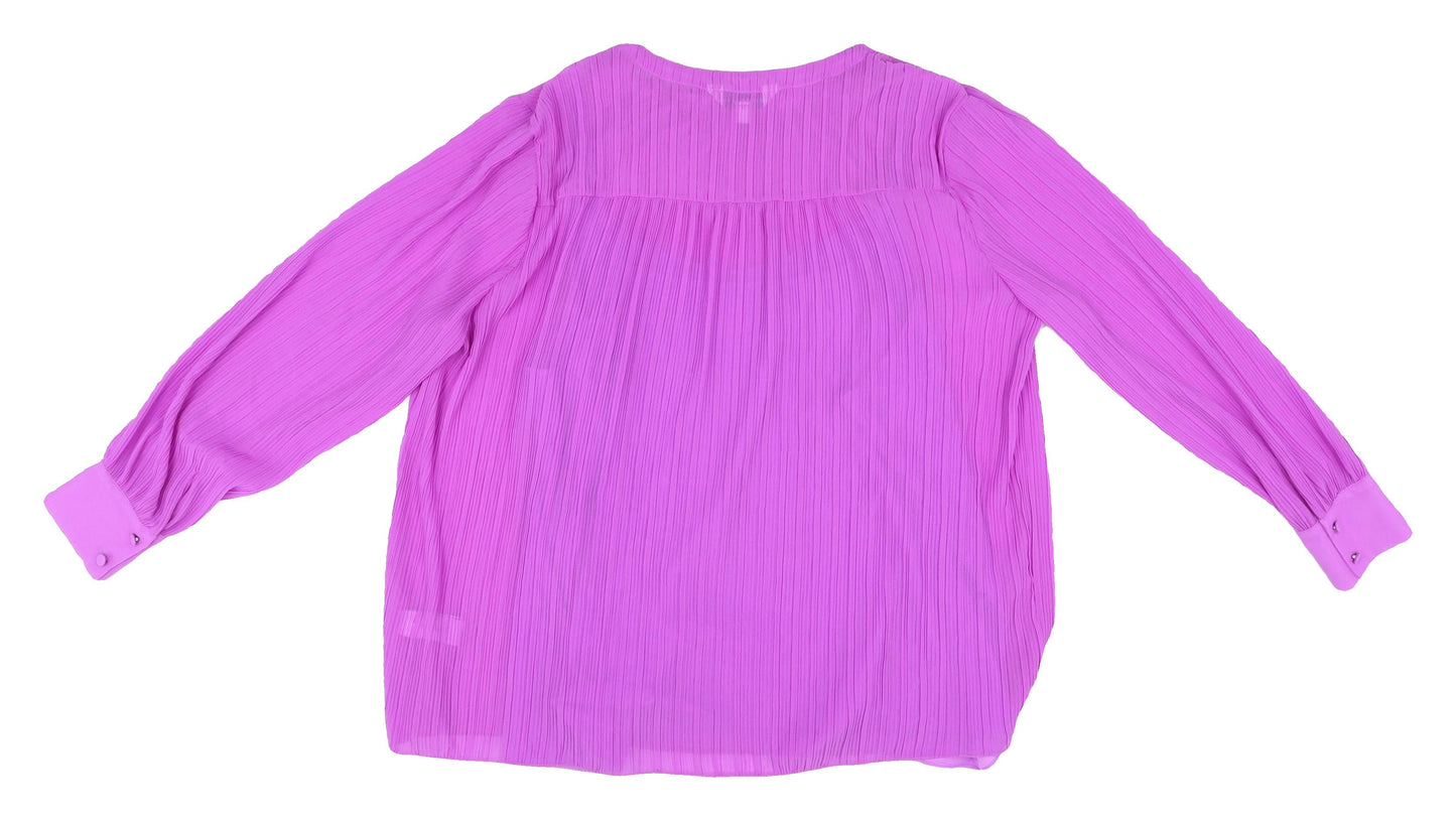 Marks and Spencer Women's Size 18 Purple Blouse