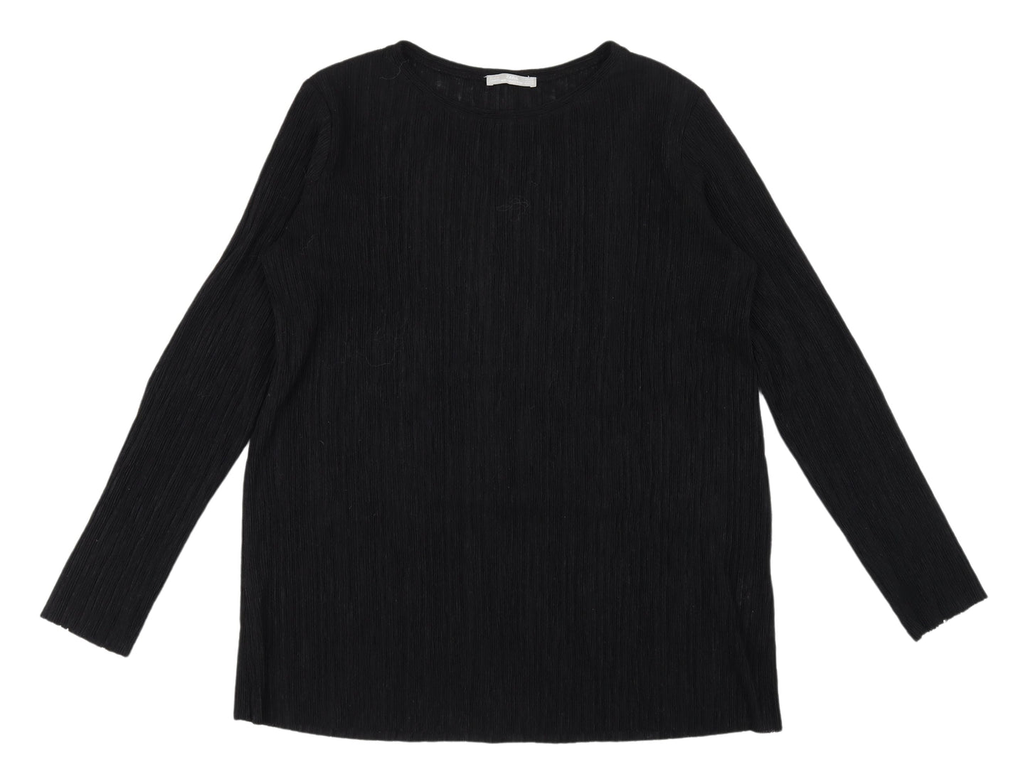 Zara Women's Black Long Sleeve Blouse M