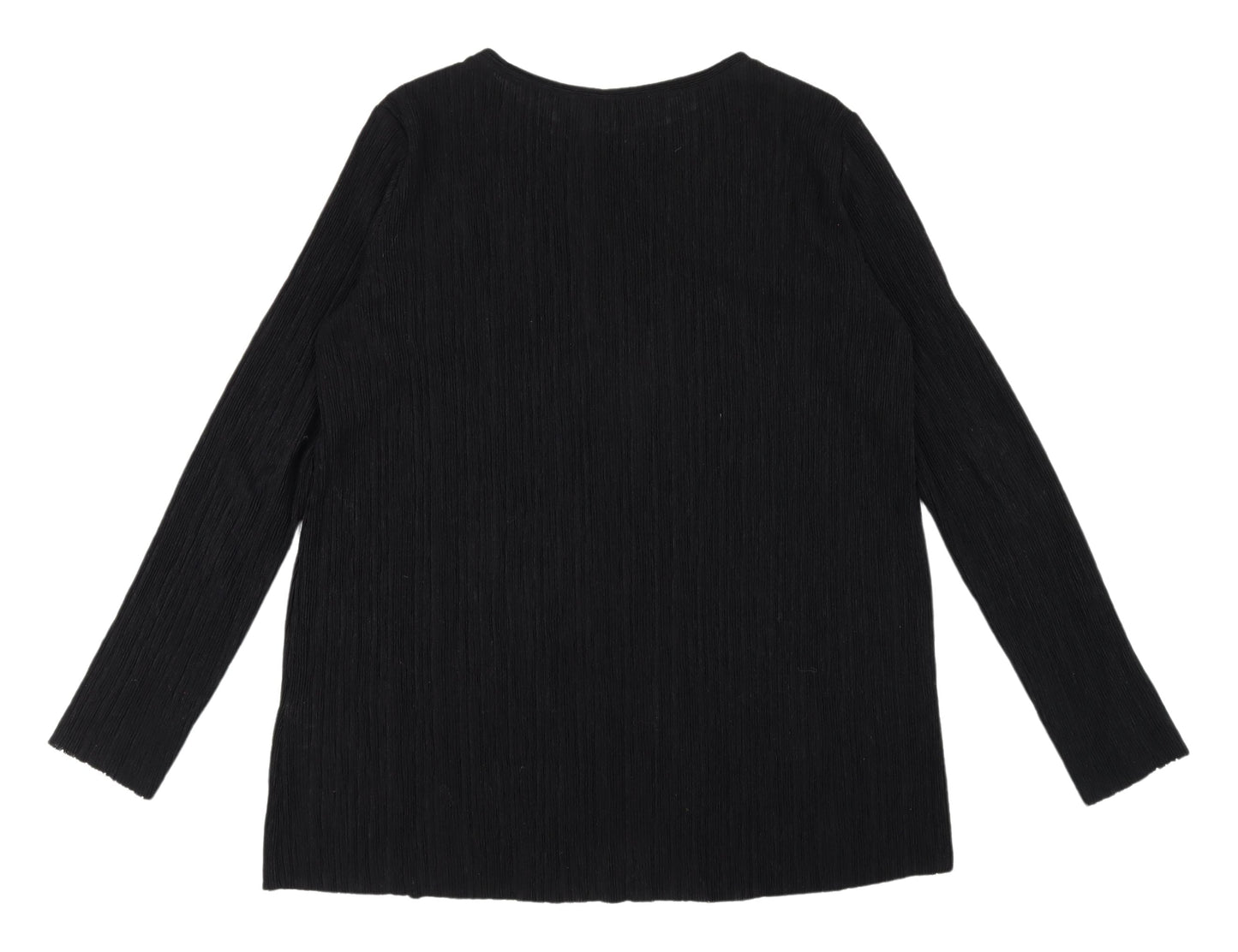 Zara Women's Black Long Sleeve Blouse M