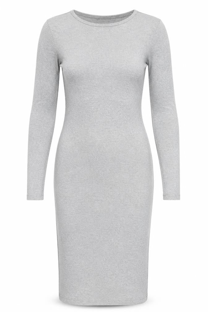 Kookai Grey Bodycon Dress, Women’s Size 6, Casual Knit