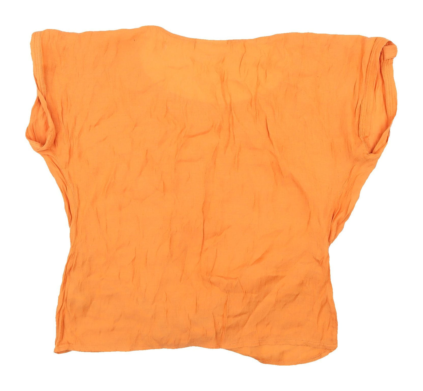 Wallis Women’s Orange Blouse - Size 10, Casual Summer