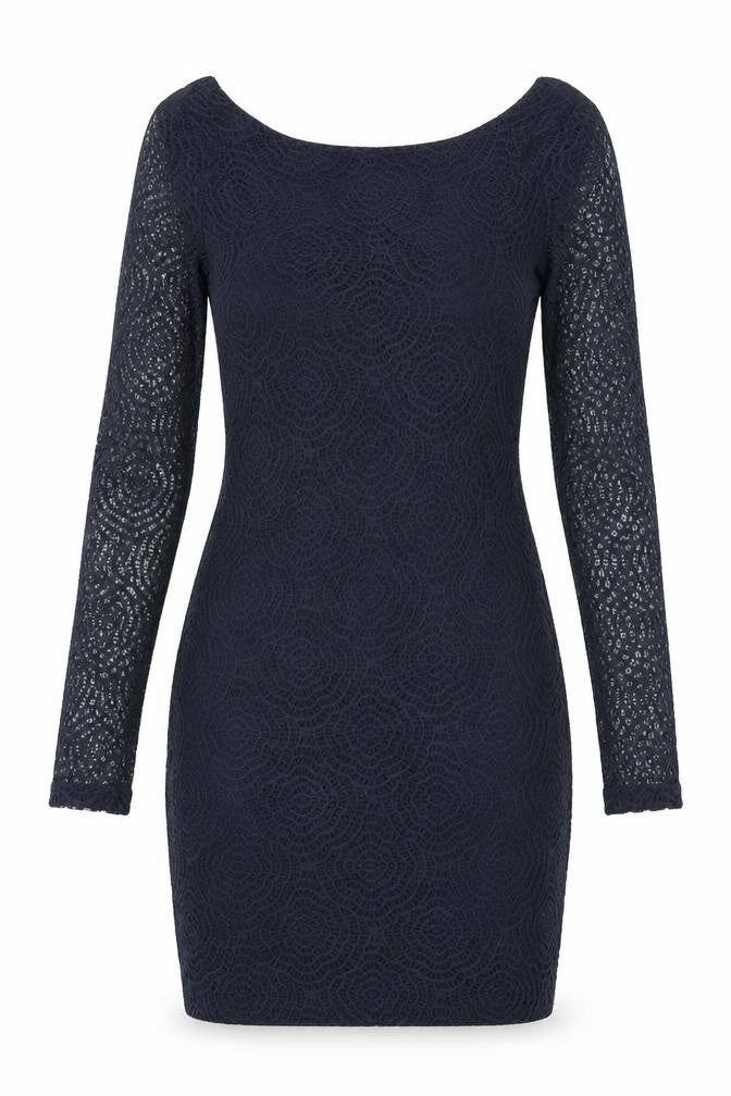 Kookai Women's Black Lace Bodycon Dress, Size 6, Party Chic