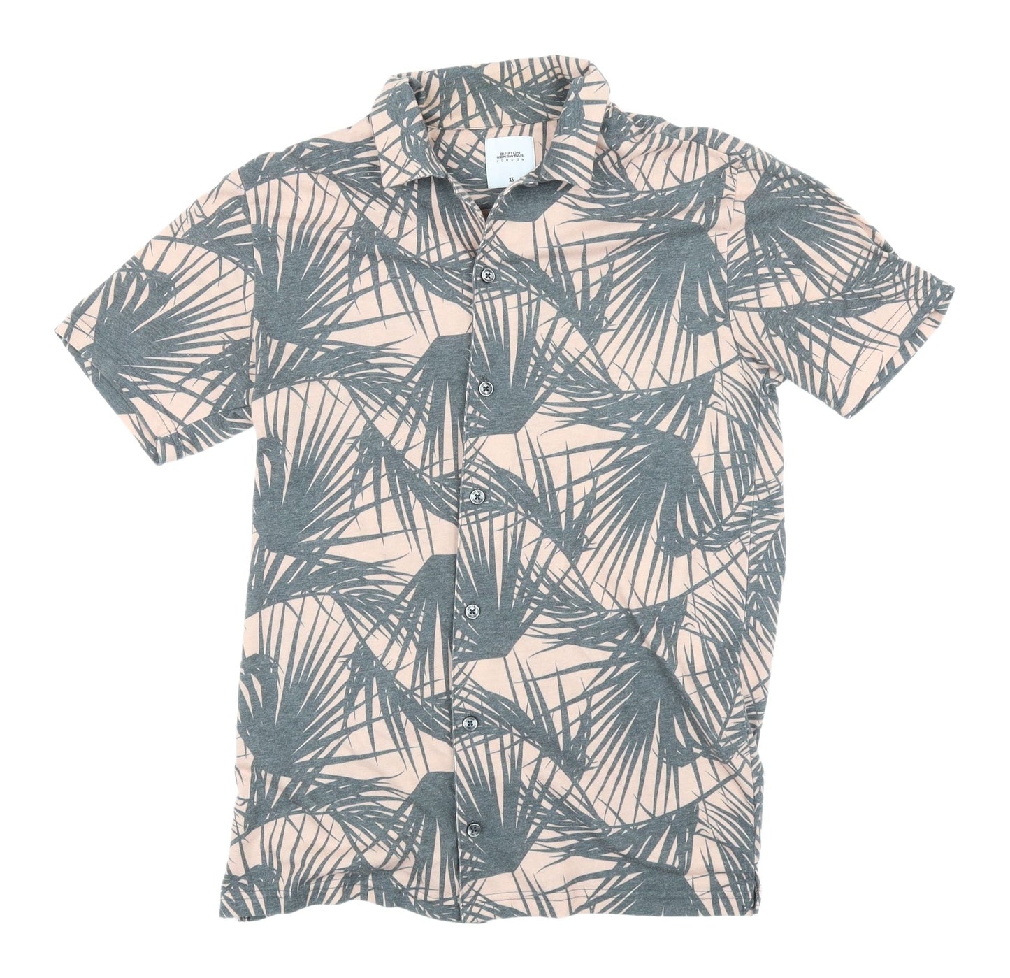 Burton Menswear London XS Men Beige Collared T-Shirt