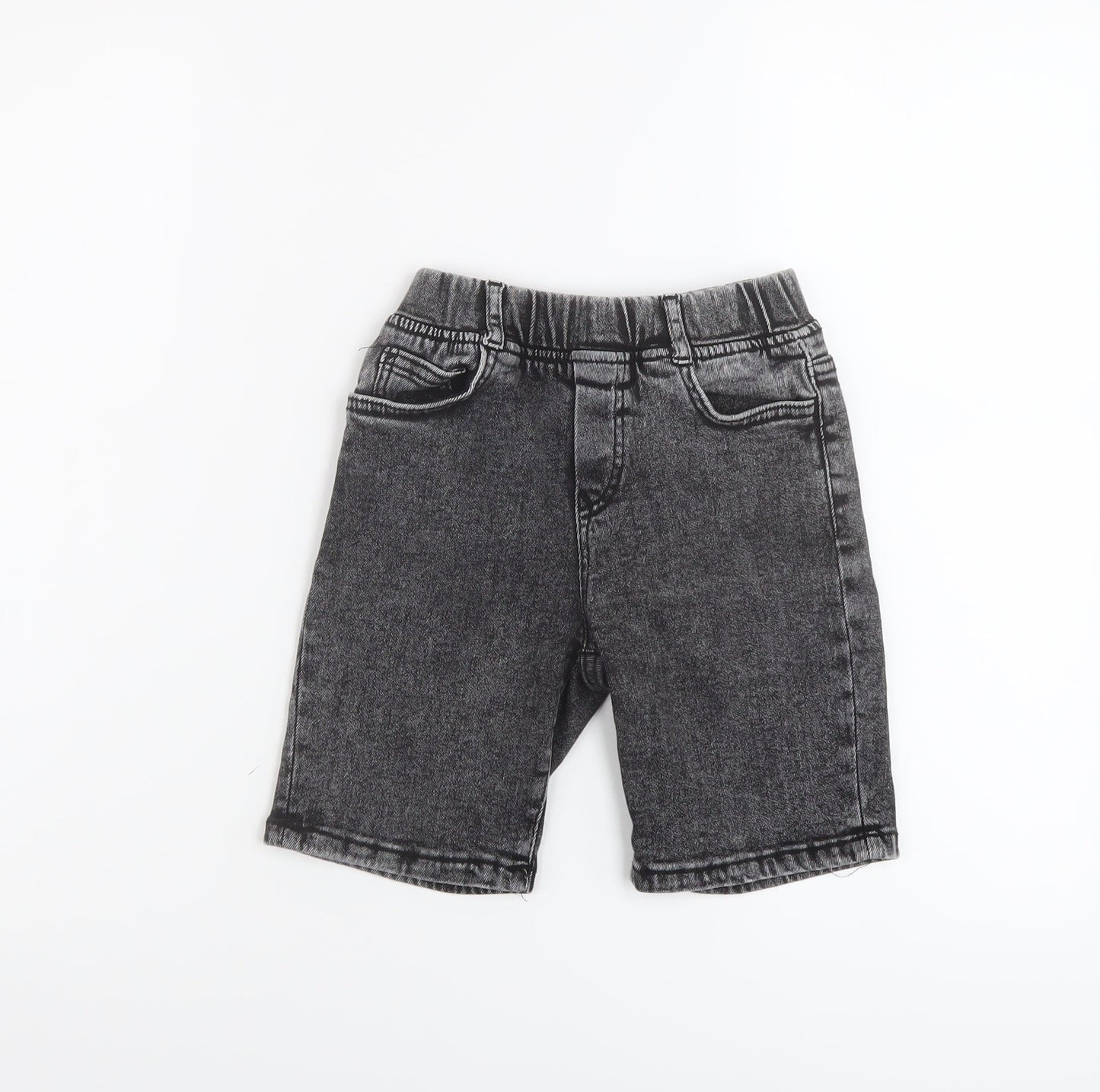 Zara Boys Grey Cotton Bermuda Shorts Size 6 Years Regular