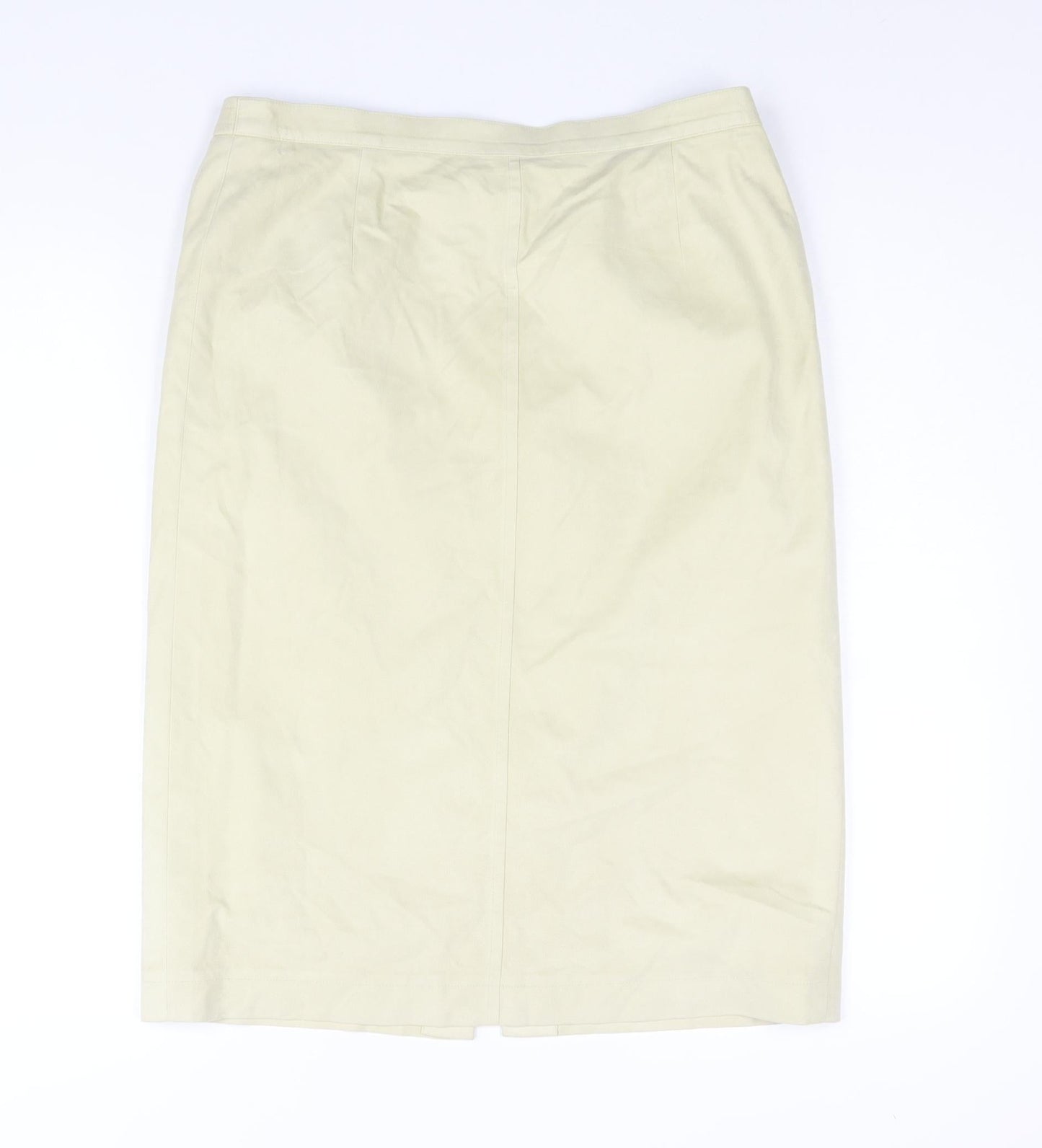 ara Womens Beige Polyester Straight & Pencil Skirt Size 32 in Zip