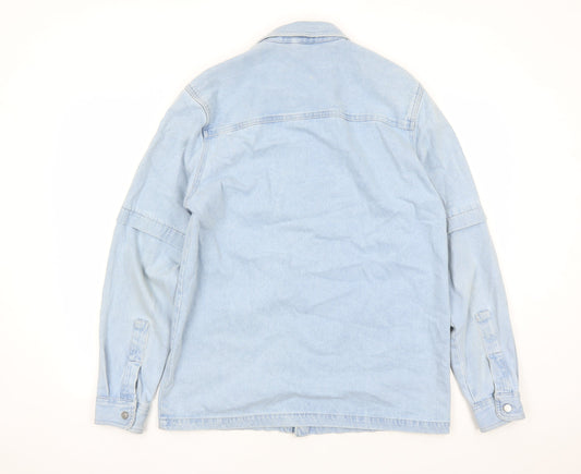 ASOS Mens Blue Jacket Size M Button