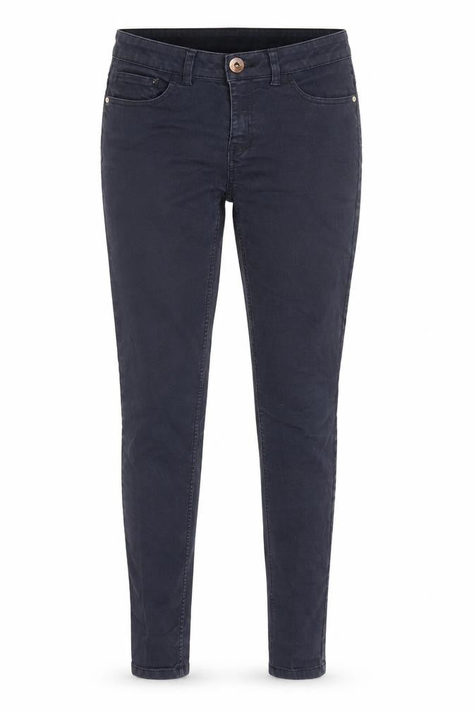 H&M Womens Blue Cotton Skinny Jeans Size 8 L28 in Regular Zip - Pockets
