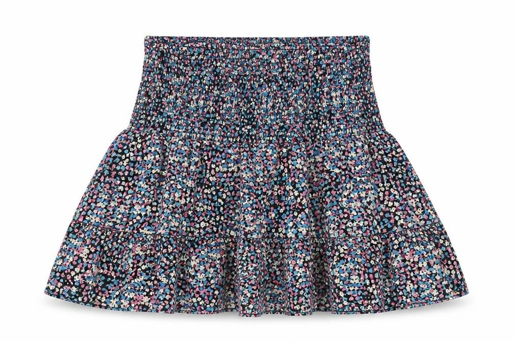 Only Womens Multicoloured Floral Polyester Pleated Skirt Size 10