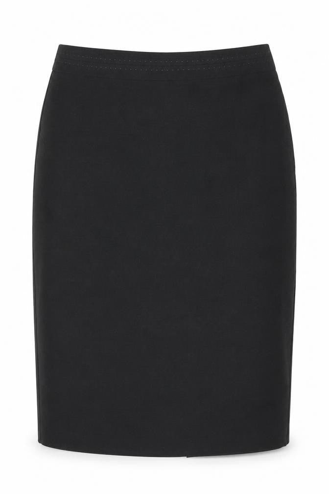 Marks and Spencer Womens Grey Polyester A-Line Skirt Size 8 Zip