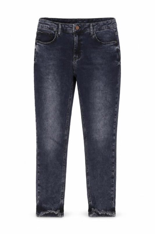 Bossini Womens Blue Cotton Skinny Jeans Size 32 in L26 in Regular Zip