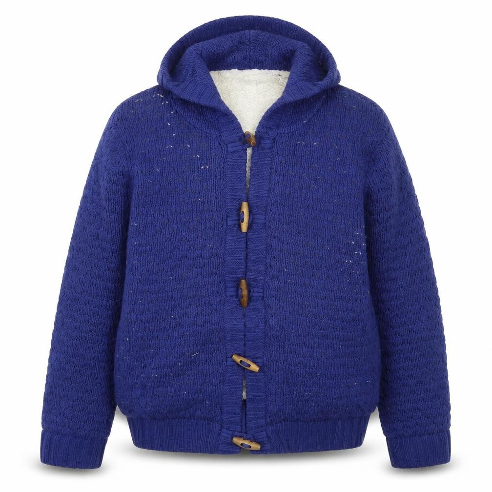 Pull&Bear Mens Blue Jacket Coatigan Size L Hook & Eye