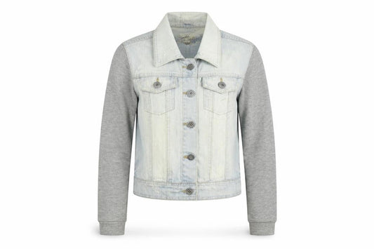 Krisp Womens Blue Jacket Size 8 Button