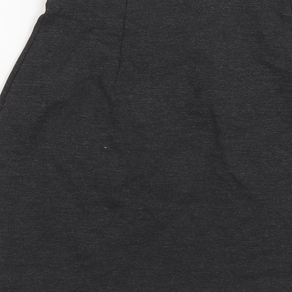 Marks and Spencer Womens Grey Viscose A-Line Skirt Size 6