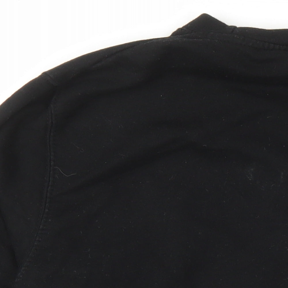 Stranger Things Womens Black Cotton Pullover Sweatshirt Size S Pullover - Christmas Stranger Things