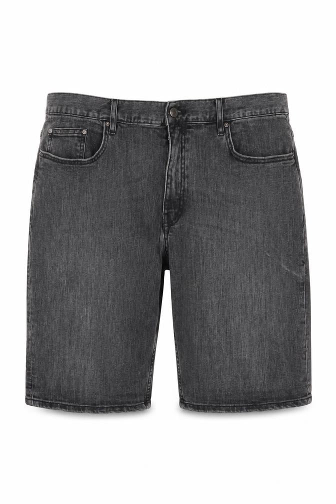 H&M Womens Grey Cotton Bermuda Shorts Size 26 in L12 in Slim Zip