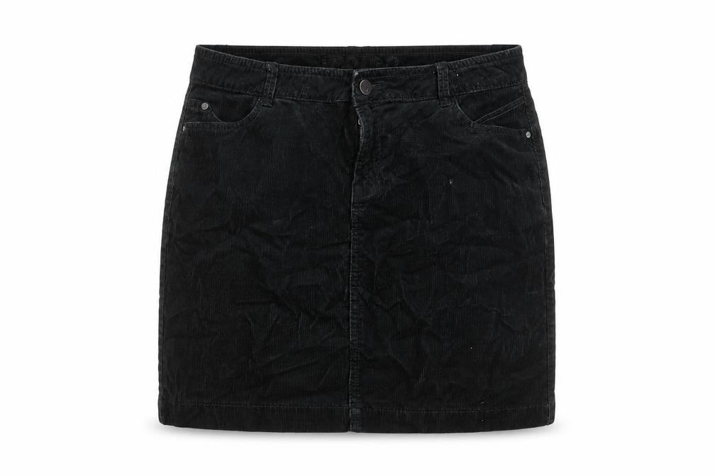 Indigo Womens Green Cotton A-Line Skirt Size 10 Zip