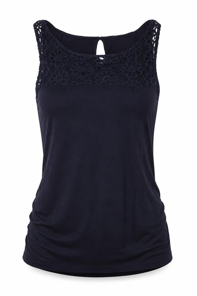 Womens UK Size S Gap Blue Polyester Tank