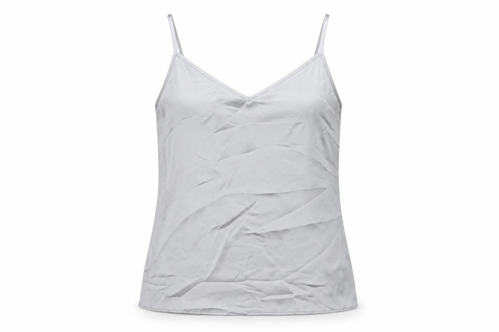 Marks and Spencer Womens Grey Polyester Camisole Tank Size 10 V-Neck
