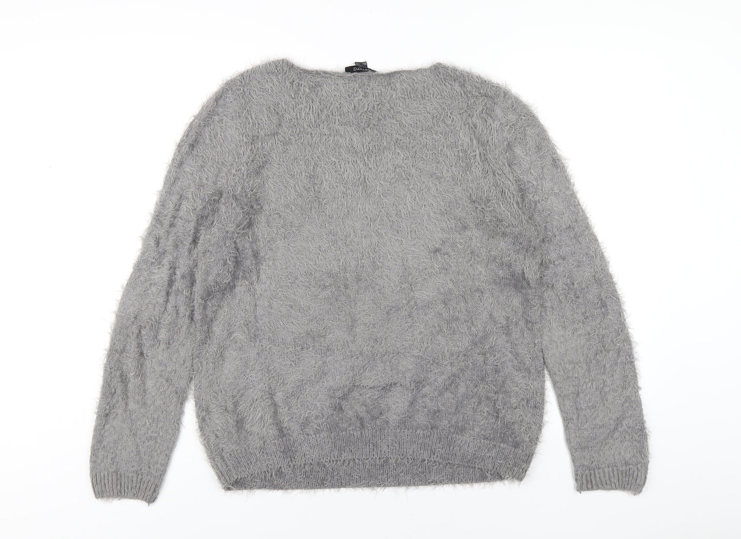 ESMARA Womens Green Round Neck Polyamide Pullover Jumper Size 14