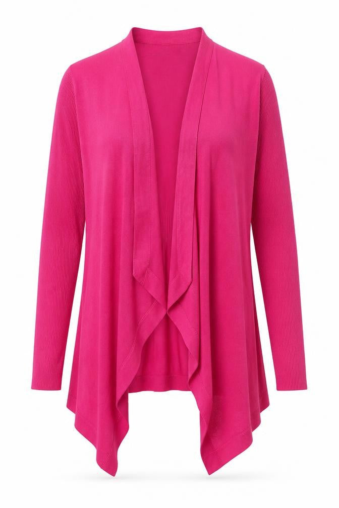 Planet Womens Pink V-Neck Viscose Cardigan Jumper Size XS