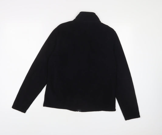 Marks and Spencer Womens Black Jacket Size 14 Zip
