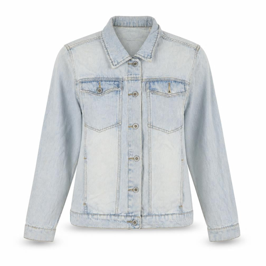 Womens UK Size 14  Jack Wills Blue Cotton Jacket