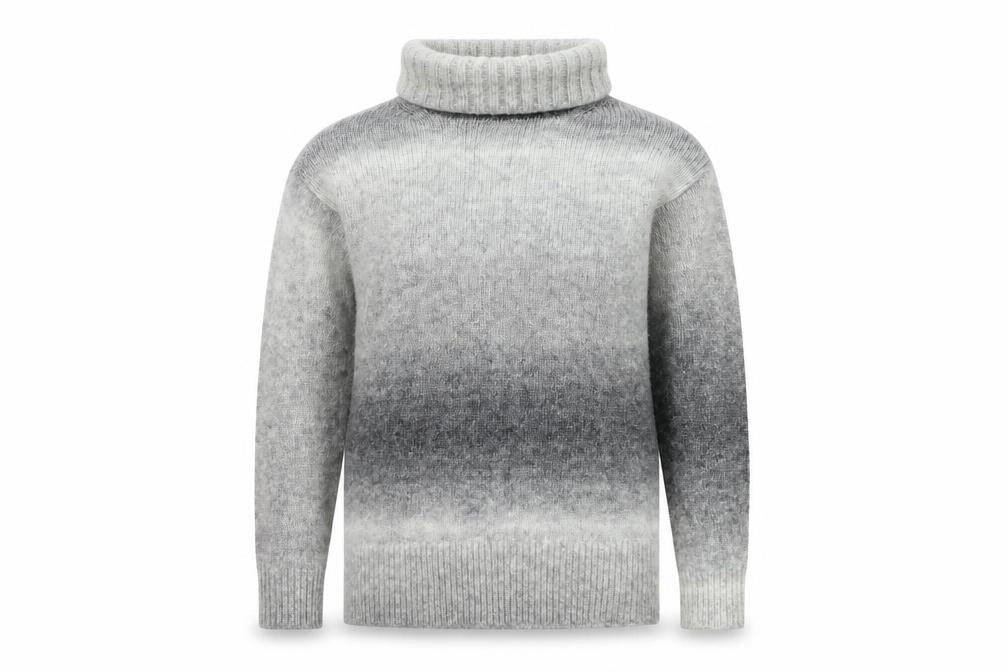 Marks and Spencer Womens Grey Roll Neck Acrylic Pullover Jumper Size S