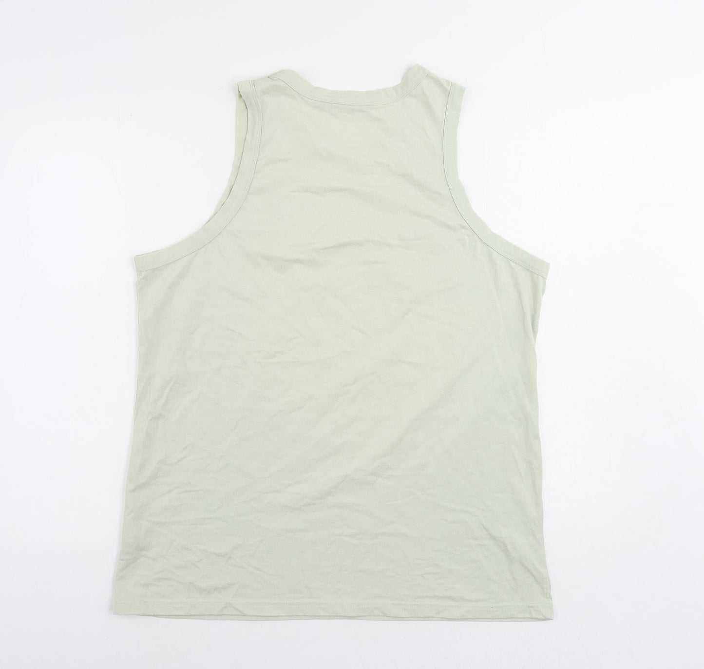 Lee Cooper Womens Green Polyester Basic Tank Size XL Round Neck - Baja Palms