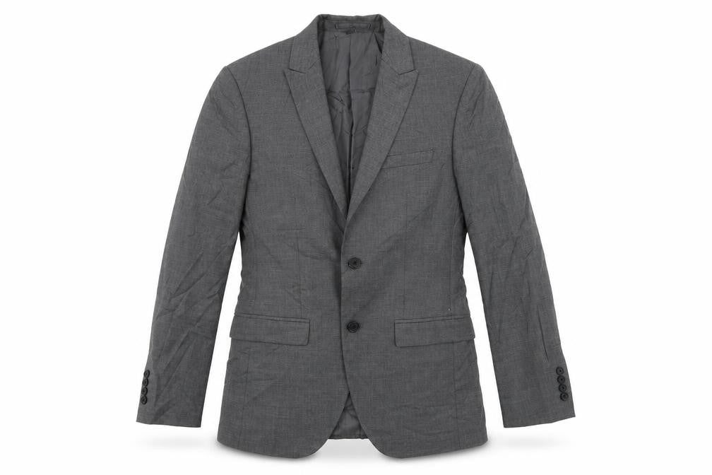 Marks and Spencer Mens Grey Polyester Jacket Suit Jacket Size 38 Regular