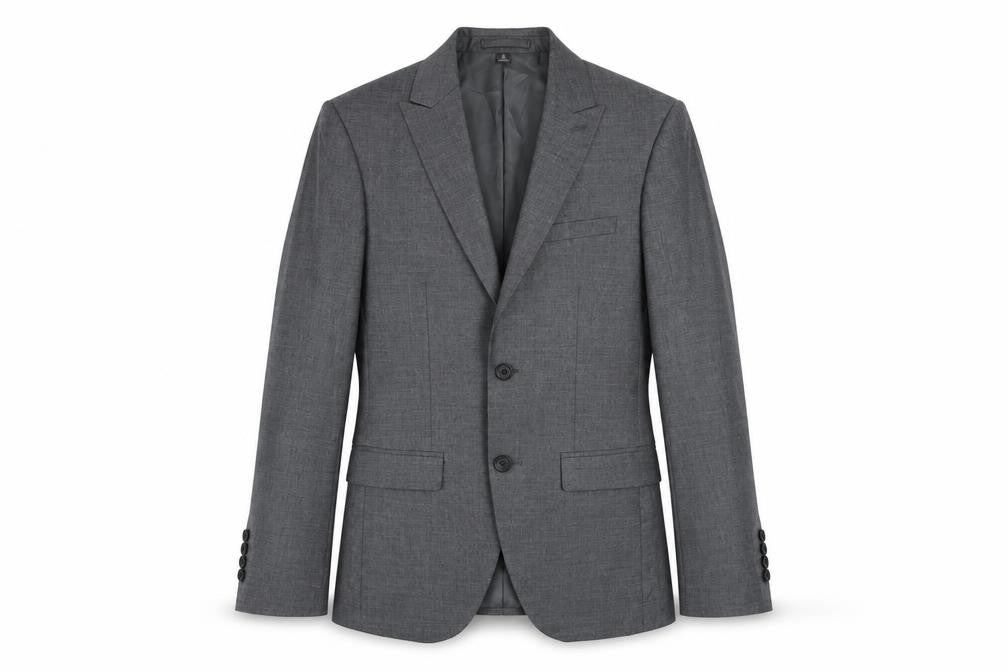 Marks and Spencer Mens Grey Polyester Jacket Suit Jacket Size 34 Regular