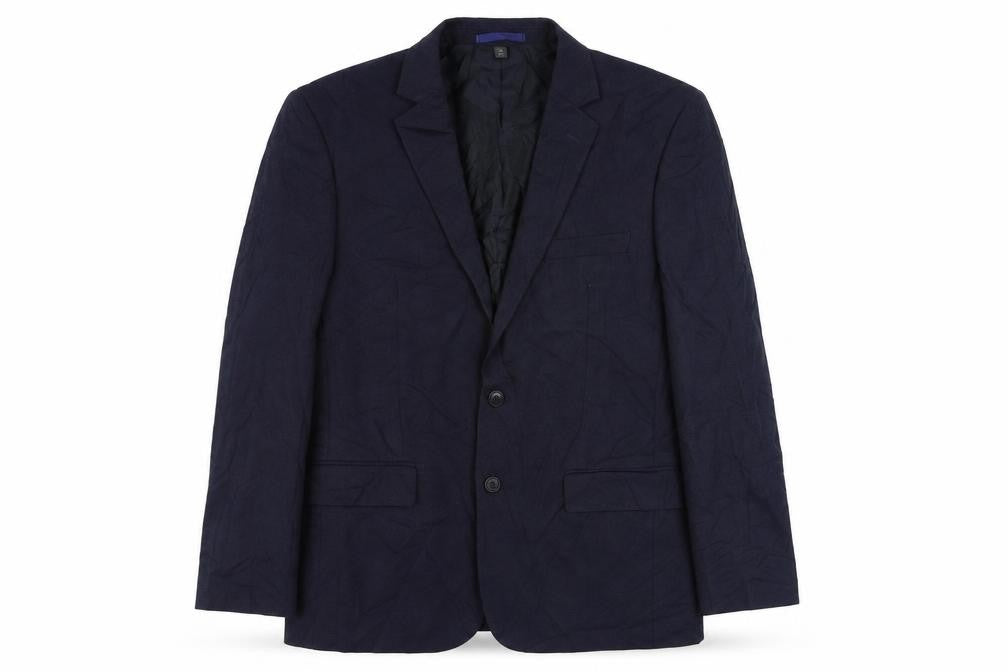 Marks and Spencer Mens Blue Polyester Jacket Suit Jacket Size 42 Regular