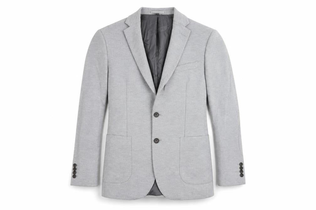 Marks and Spencer Mens Grey Polyamide Jacket Suit Jacket Size 40 Regular