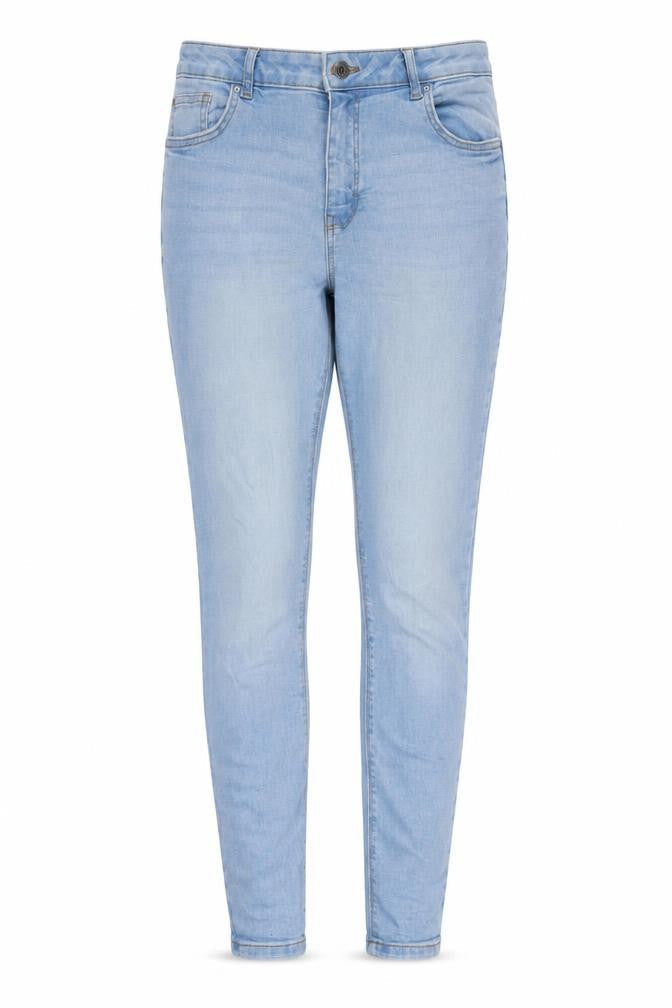 Denim & Co. Womens Blue Cotton Skinny Jeans Size 14 L29 in Regular Zip