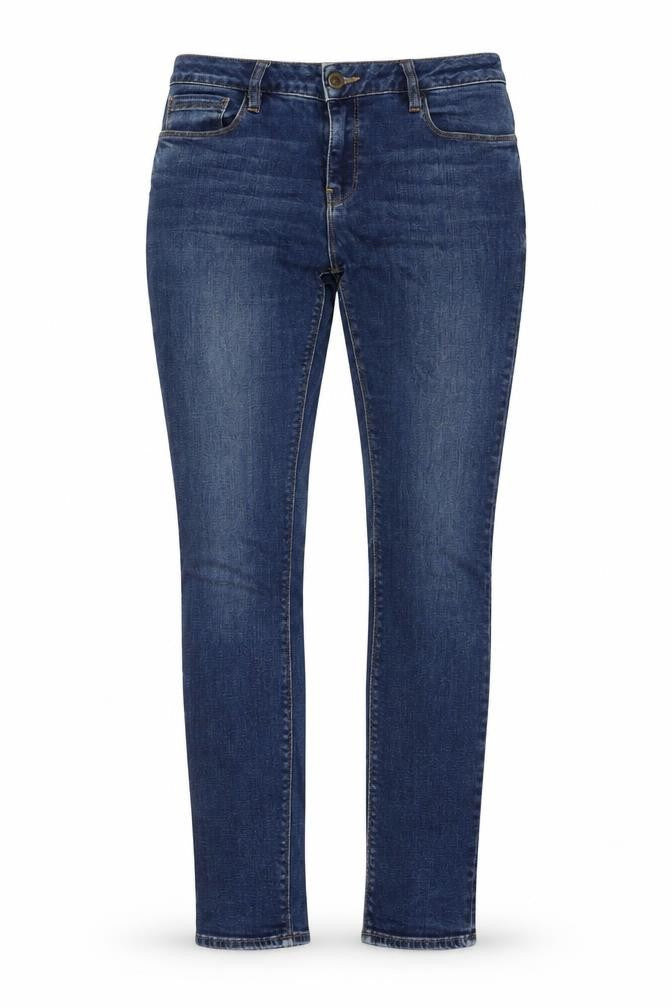 Warehouse Womens Blue Polyester Blend Skinny Jeans Size 10 L28 in Regular Zip