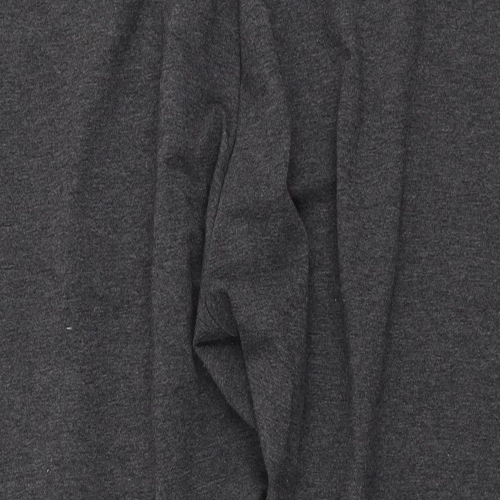 Marks and Spencer Womens Grey Polyester Trousers Size 20 L26 in Regular
