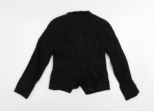 ASOS Womens Black Jacket Blazer Size 12 Button