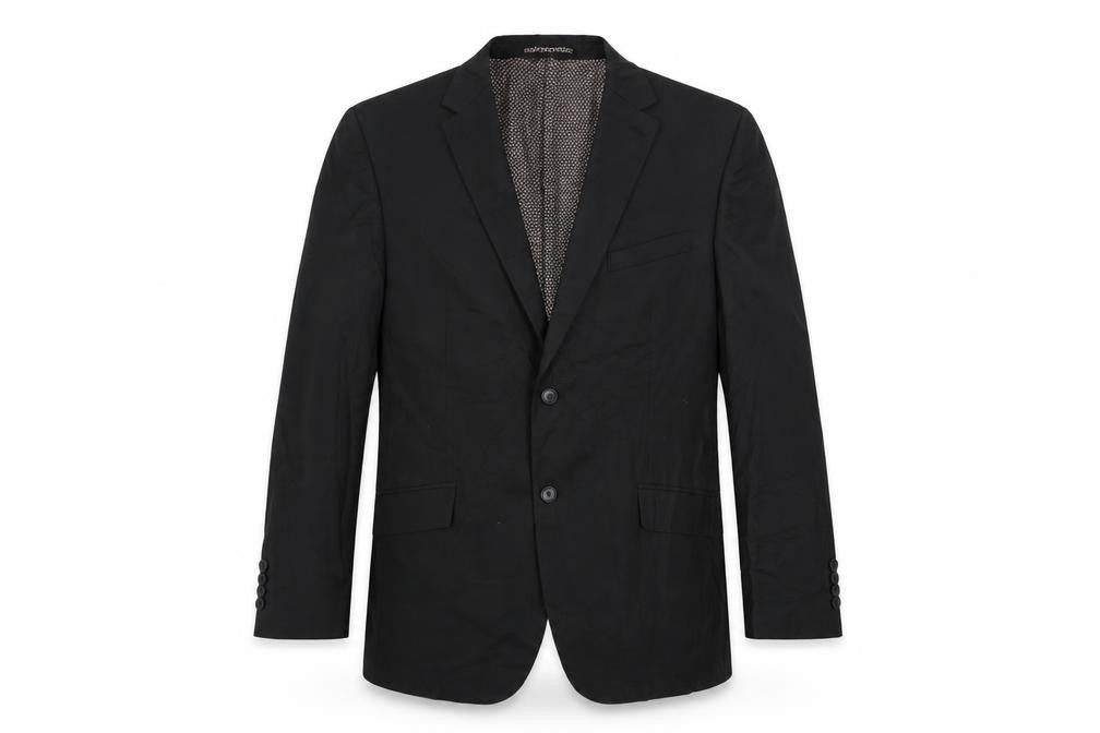 Marks and Spencer Mens Black Polyester Jacket Suit Jacket Size 44 Regular