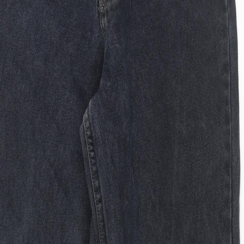 Gap Womens Blue Cotton Tapered Jeans Size 6 L31 in Regular Zip